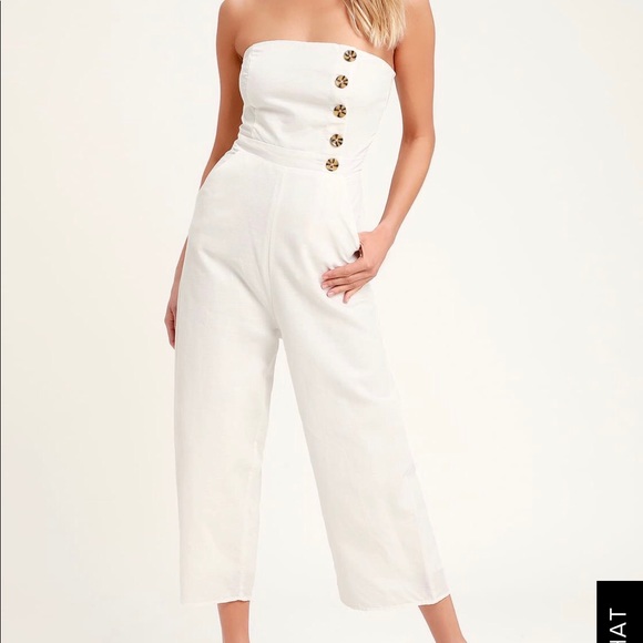 Lulus Pants - Strapless Jumpsuit